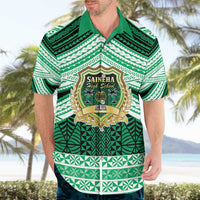 Personalised Tonga Saineha High School Hawaiian Shirt Polynesian Ngatu Tribal LT9 - Polynesian Pride