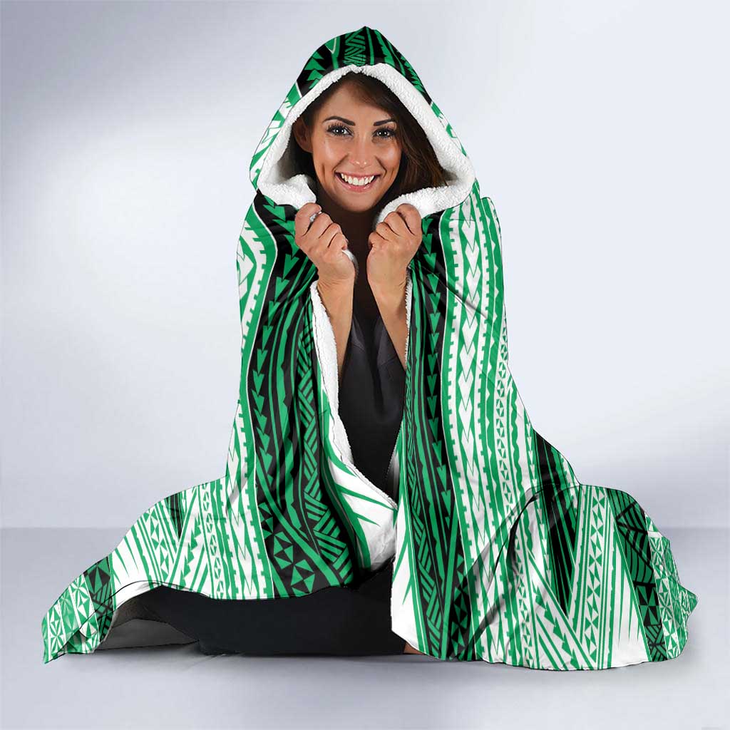 Personalised Tonga Saineha High School Hooded Blanket Polynesian Ngatu Tribal LT9 - Polynesian Pride