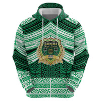 Personalised Tonga Saineha High School Hoodie Polynesian Ngatu Tribal