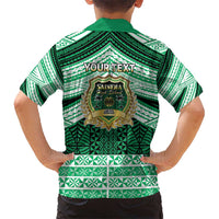 Personalised Tonga Saineha High School Kid Hawaiian Shirt Polynesian Ngatu Tribal LT9 - Polynesian Pride