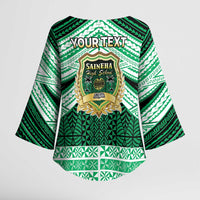 Personalised Tonga Saineha High School Kimono Sleeve Blouse Polynesian Ngatu Tribal LT9 - Polynesian Pride
