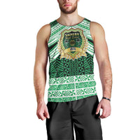 Personalised Tonga Saineha High School Men Tank Top Polynesian Ngatu Tribal LT9 - Polynesian Pride