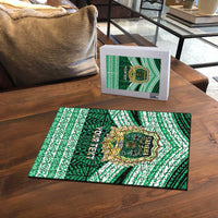 Personalised Tonga Saineha High School Puzzle Polynesian Ngatu Tribal LT9 - Polynesian Pride
