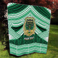 Personalised Tonga Saineha High School Quilt Polynesian Ngatu Tribal