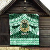 Personalised Tonga Saineha High School Quilt Polynesian Ngatu Tribal