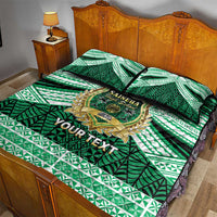 Personalised Tonga Saineha High School Quilt Bed Set Polynesian Ngatu Tribal