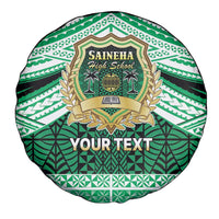 Personalised Tonga Saineha High School Spare Tire Cover Polynesian Ngatu Tribal