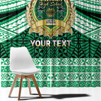 Personalised Tonga Saineha High School Window Curtain Polynesian Ngatu Tribal LT9 - Polynesian Pride