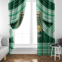 Personalised Tonga Saineha High School Window Curtain Polynesian Ngatu Tribal LT9 - Polynesian Pride