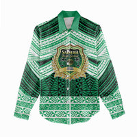Personalised Tonga Saineha High School Women Casual Shirt Polynesian Ngatu Tribal