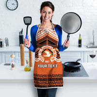 Personalised Tonga Tailulu College Apron Polynesian Ngatu Tribal LT9 - Polynesian Pride