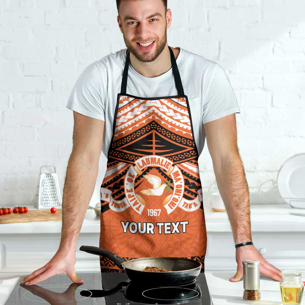 Personalised Tonga Tailulu College Apron Polynesian Ngatu Tribal LT9 - Polynesian Pride