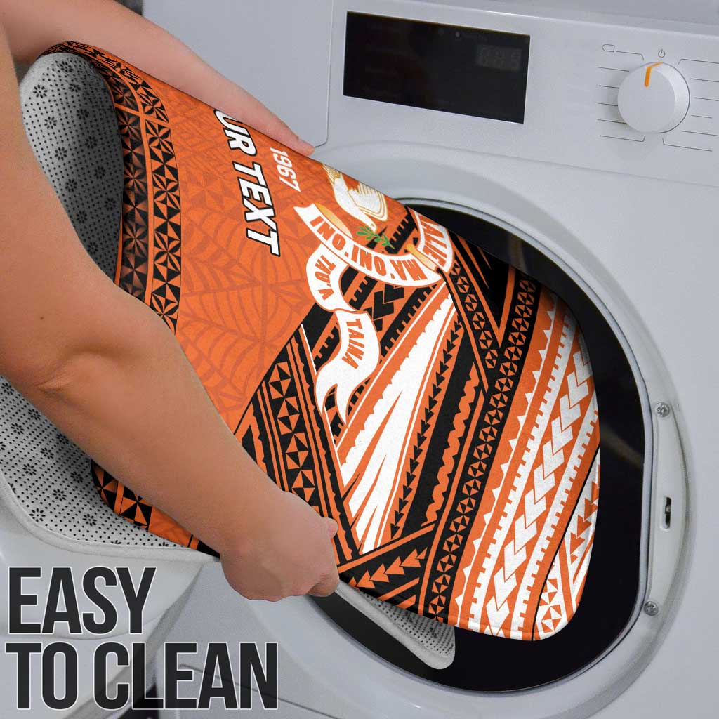 Personalised Tonga Tailulu College Bathroom Set Polynesian Ngatu Tribal - Polynesian Pride