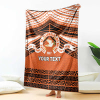 Personalised Tonga Tailulu College Blanket Polynesian Ngatu Tribal LT9 - Polynesian Pride