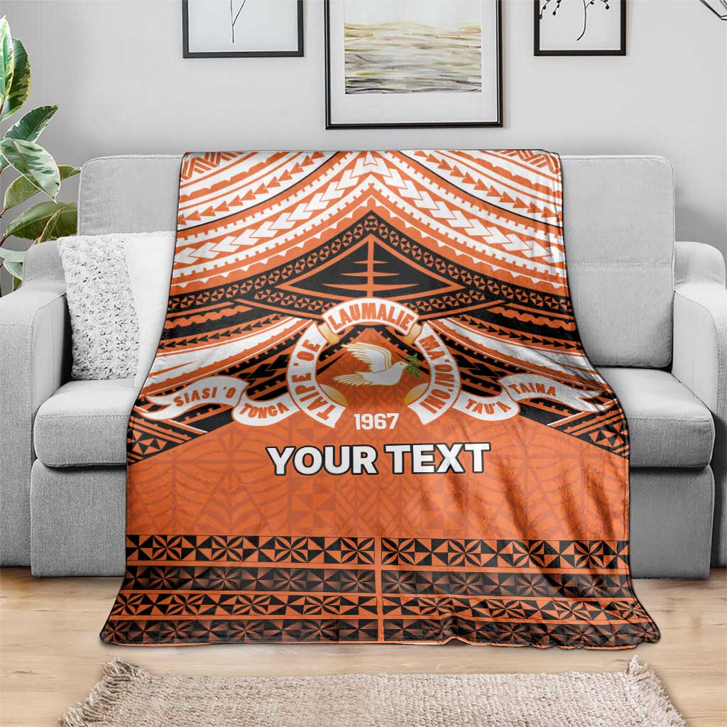 Personalised Tonga Tailulu College Blanket Polynesian Ngatu Tribal LT9 - Polynesian Pride