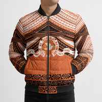 Personalised Tonga Tailulu College Bomber Puffer Jacket Polynesian Ngatu Tribal LT9 - Polynesian Pride
