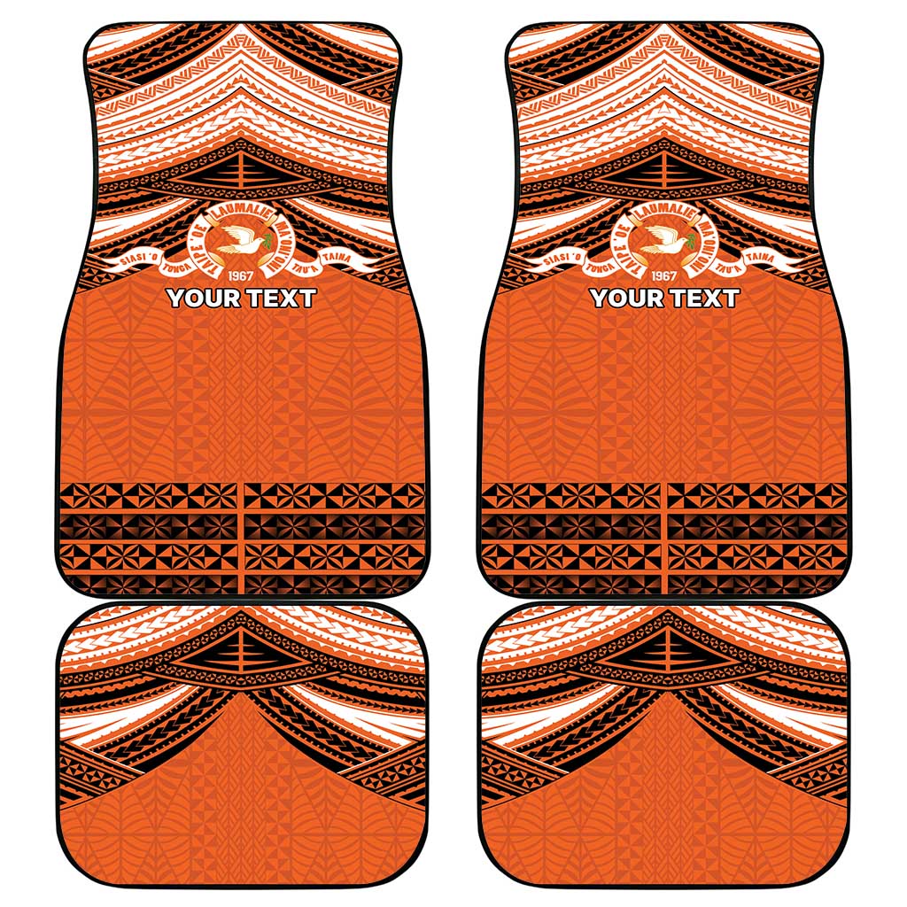 Personalised Tonga Tailulu College Car Mats Polynesian Ngatu Tribal LT9 - Polynesian Pride