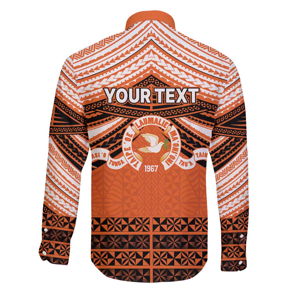 Personalised Tonga Tailulu College Family Matching Mermaid Dress and Hawaiian Shirt Polynesian Ngatu Tribal