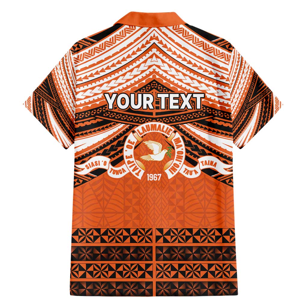 Personalised Tonga Tailulu College Hawaiian Shirt Polynesian Ngatu Tribal LT9 - Polynesian Pride