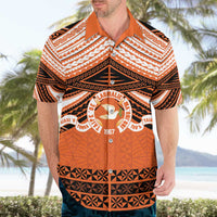 Personalised Tonga Tailulu College Hawaiian Shirt Polynesian Ngatu Tribal LT9 - Polynesian Pride