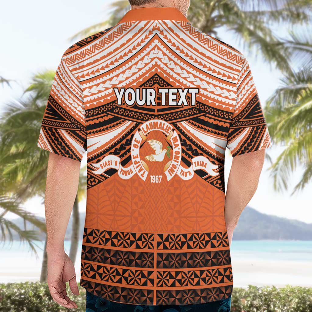 Personalised Tonga Tailulu College Hawaiian Shirt Polynesian Ngatu Tribal LT9 - Polynesian Pride