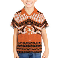 Personalised Tonga Tailulu College Hawaiian Shirt Polynesian Ngatu Tribal LT9 - Polynesian Pride