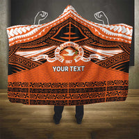 Personalised Tonga Tailulu College Hooded Blanket Polynesian Ngatu Tribal LT9 - Polynesian Pride