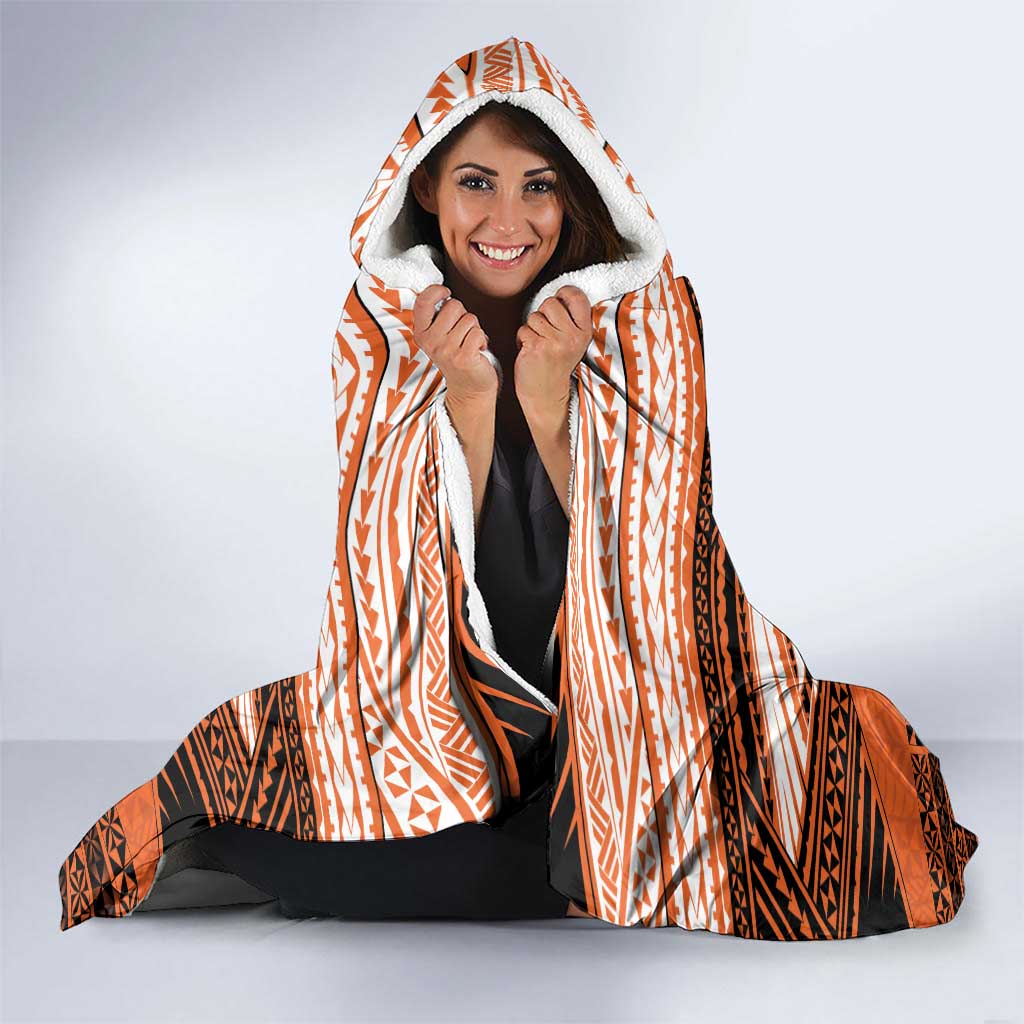 Personalised Tonga Tailulu College Hooded Blanket Polynesian Ngatu Tribal LT9 - Polynesian Pride