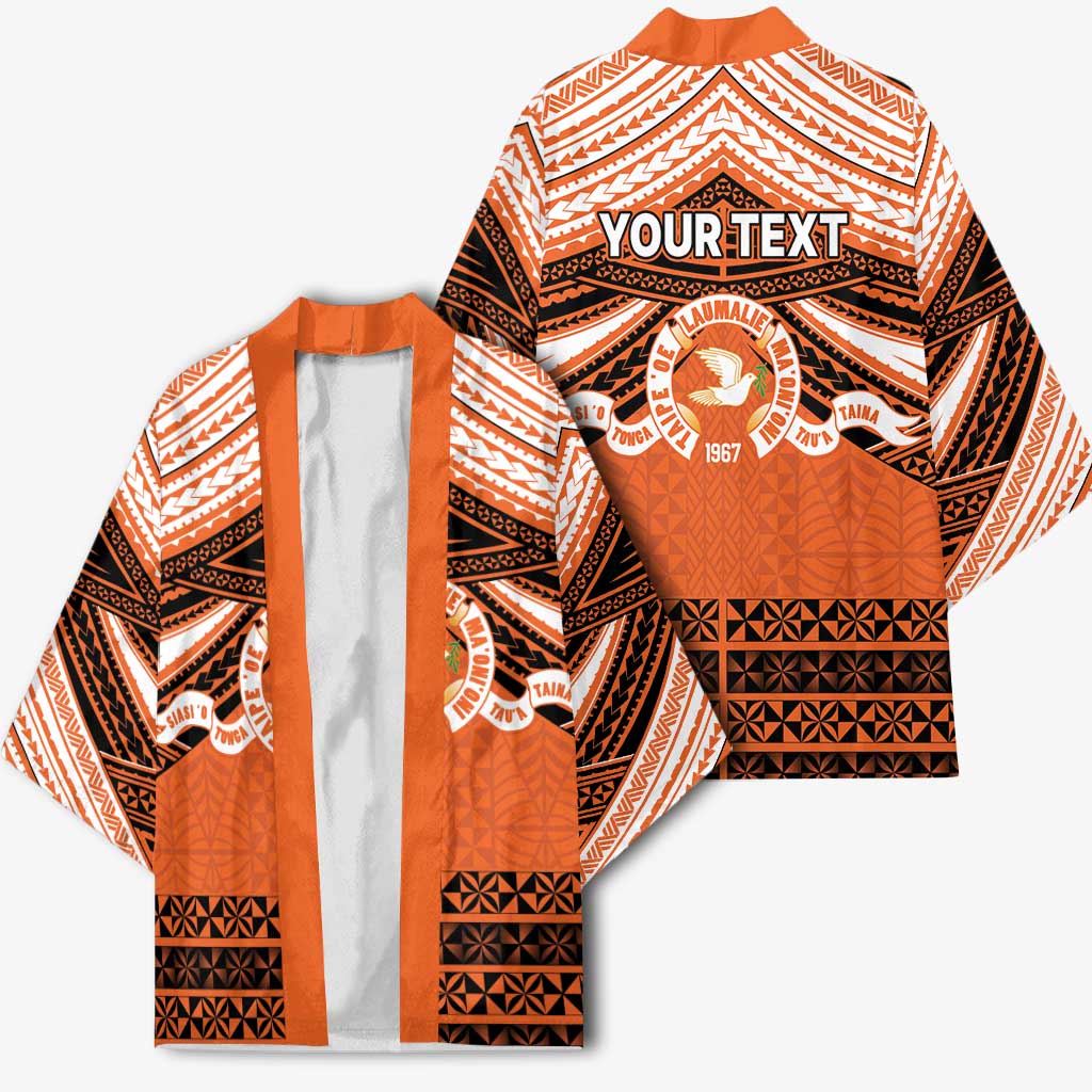 Personalised Tonga Tailulu College Kimono Polynesian Ngatu Tribal LT9 - Polynesian Pride