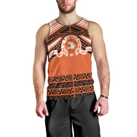 Personalised Tonga Tailulu College Men Tank Top Polynesian Ngatu Tribal LT9 - Polynesian Pride