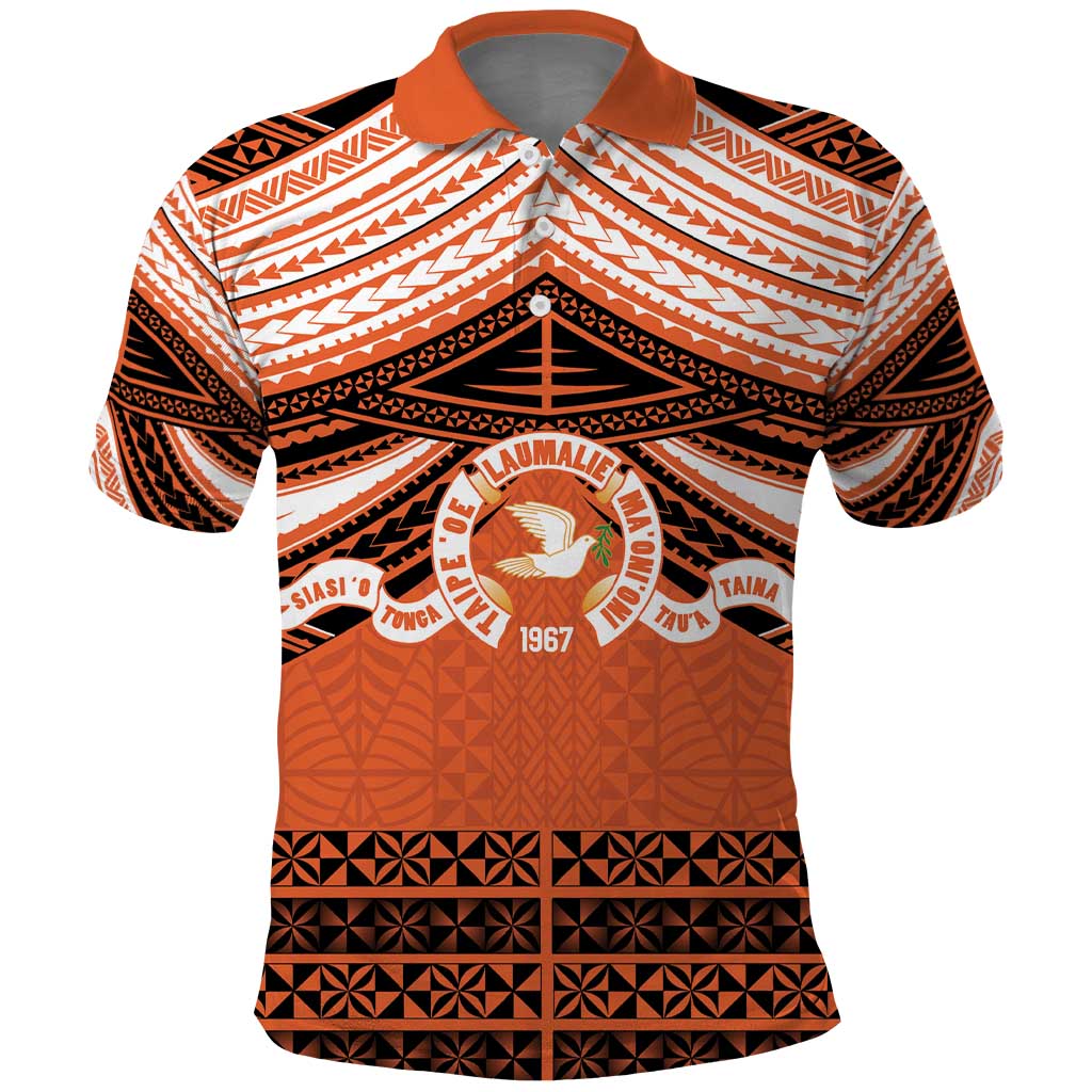 Personalised Tonga Tailulu College Polo Shirt Polynesian Ngatu Tribal