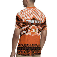 Personalised Tonga Tailulu College Rugby Jersey Polynesian Ngatu Tribal