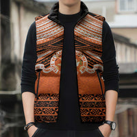 Personalised Tonga Tailulu College Sleeveless Puffer Jacket Polynesian Ngatu Tribal LT9 - Polynesian Pride