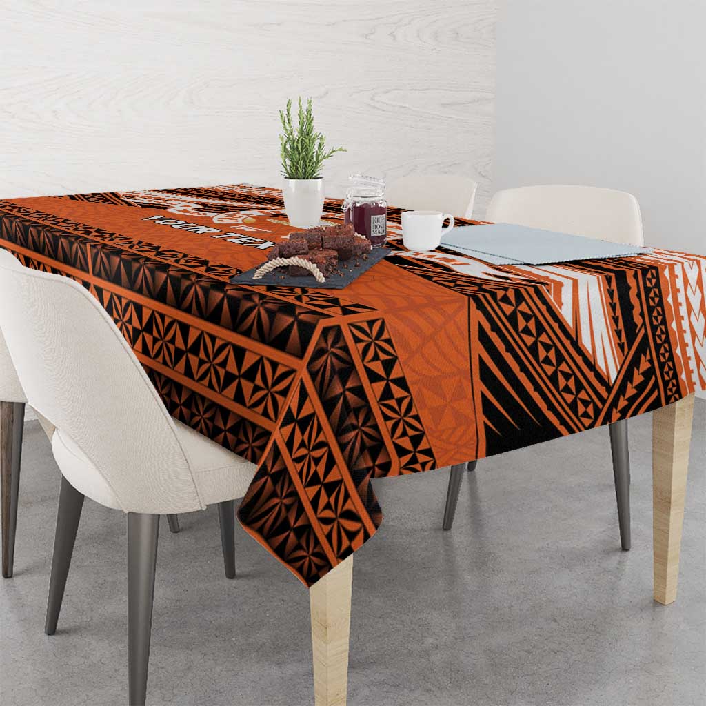 Personalised Tonga Tailulu College Tablecloth Polynesian Ngatu Tribal LT9 - Polynesian Pride