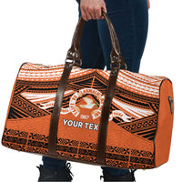 Personalised Tonga Tailulu College Travel Bag Polynesian Ngatu Tribal - Polynesian Pride