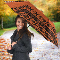 Personalised Tonga Tailulu College Umbrella Polynesian Ngatu Tribal LT9 - Polynesian Pride
