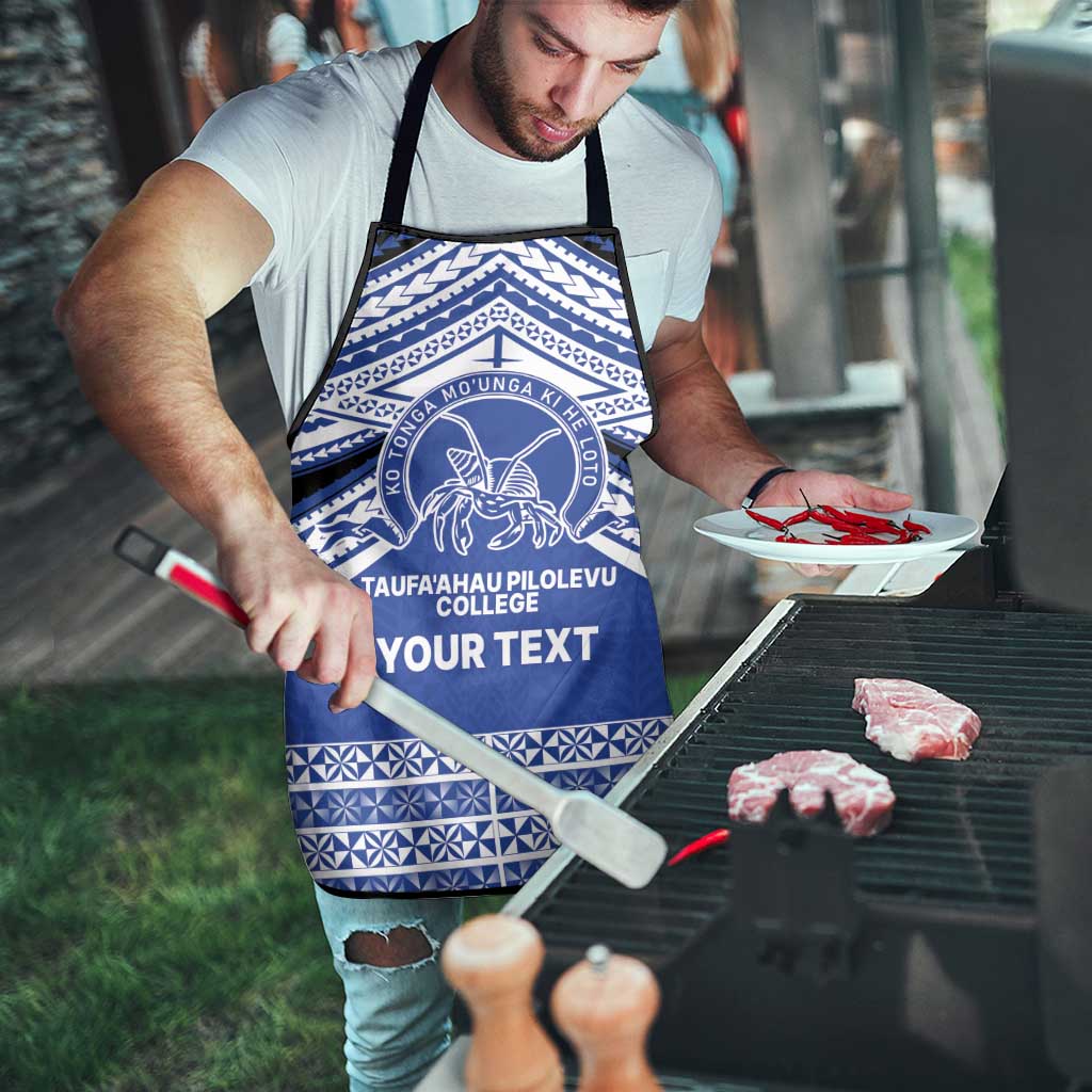Personalised Tonga Taufa'ahau Pilolevu College Apron Polynesian Ngatu Tribal LT9 - Polynesian Pride