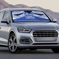 Personalised Tonga Taufa'ahau Pilolevu College Auto Sun Shade Polynesian Ngatu Tribal LT9 - Polynesian Pride
