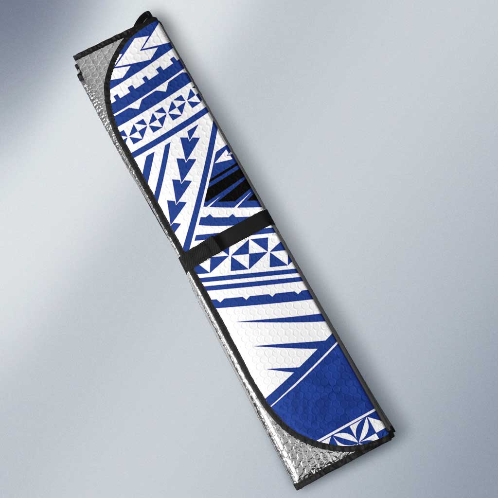 Personalised Tonga Taufa'ahau Pilolevu College Auto Sun Shade Polynesian Ngatu Tribal LT9 - Polynesian Pride