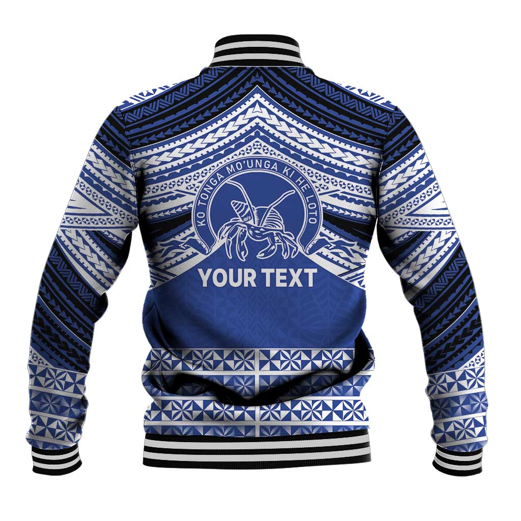 Personalised Tonga Taufa'ahau Pilolevu College Baseball Jacket Polynesian Ngatu Tribal LT9 - Polynesian Pride