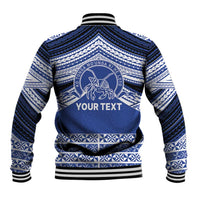 Personalised Tonga Taufa'ahau Pilolevu College Baseball Jacket Polynesian Ngatu Tribal LT9 - Polynesian Pride