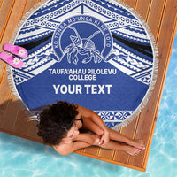Personalised Tonga Taufa'ahau Pilolevu College Beach Blanket Polynesian Ngatu Tribal LT9 - Polynesian Pride