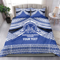 Personalised Tonga Taufa'ahau Pilolevu College Bedding Set Polynesian Ngatu Tribal