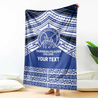 Personalised Tonga Taufa'ahau Pilolevu College Blanket Polynesian Ngatu Tribal LT9 - Polynesian Pride