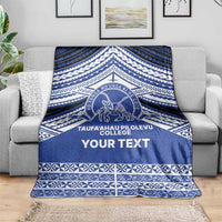 Personalised Tonga Taufa'ahau Pilolevu College Blanket Polynesian Ngatu Tribal LT9 - Polynesian Pride