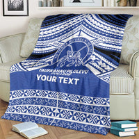 Personalised Tonga Taufa'ahau Pilolevu College Blanket Polynesian Ngatu Tribal LT9 - Polynesian Pride