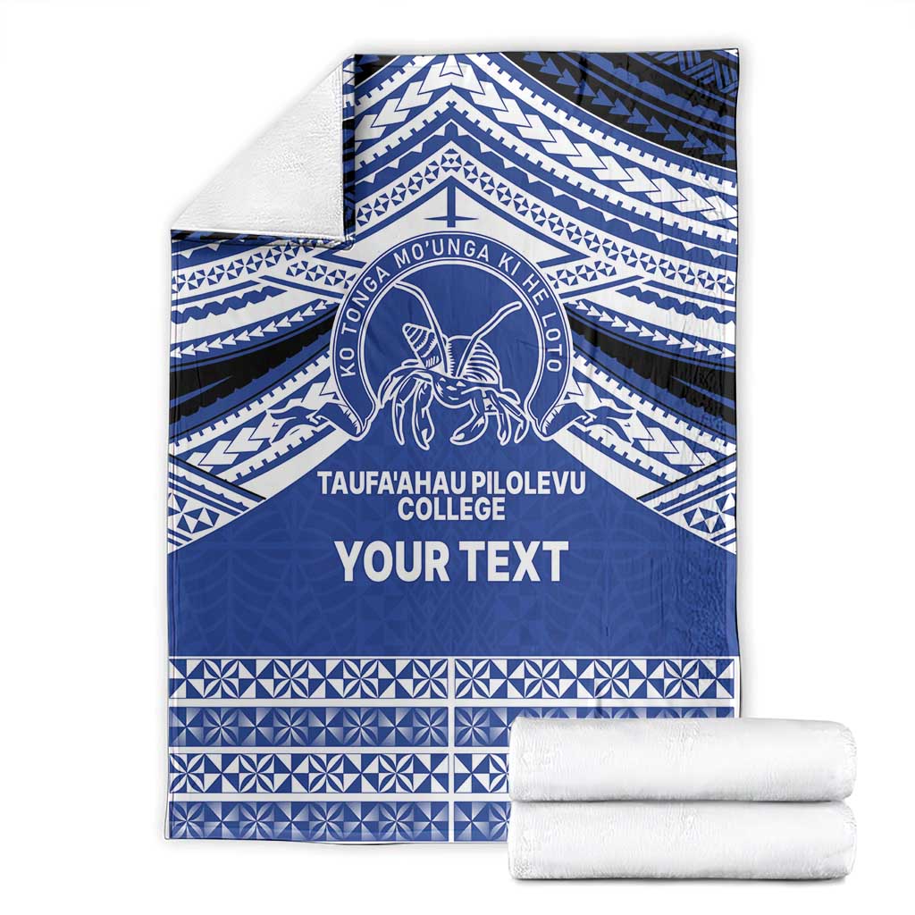 Personalised Tonga Taufa'ahau Pilolevu College Blanket Polynesian Ngatu Tribal LT9 - Polynesian Pride