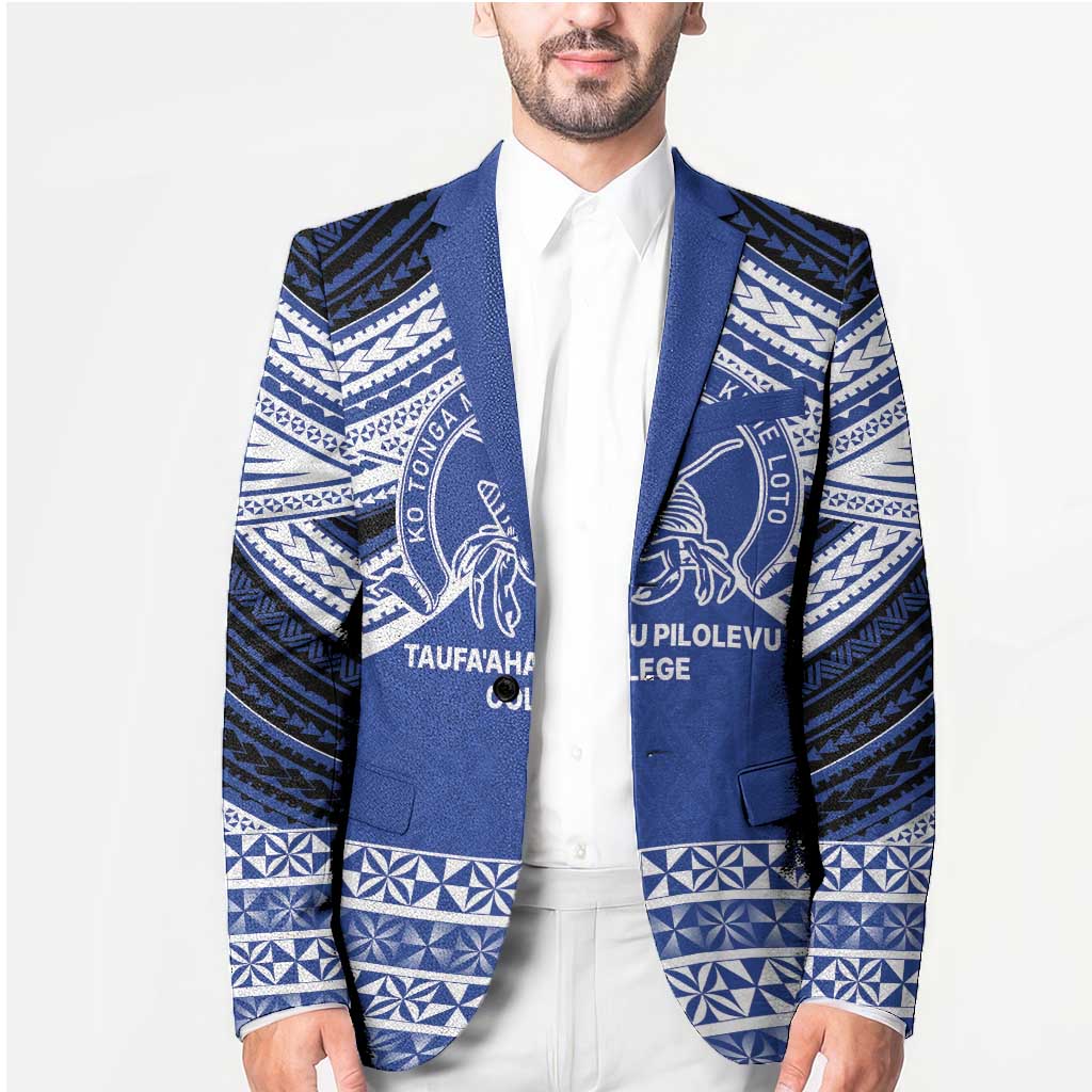 Personalised Tonga Taufa'ahau Pilolevu College Blazer Polynesian Ngatu Tribal - Polynesian Pride