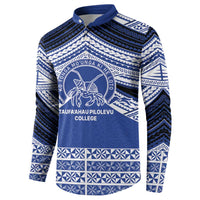 Personalised Tonga Taufa'ahau Pilolevu College Button Sweatshirt Polynesian Ngatu Tribal LT9 - Polynesian Pride