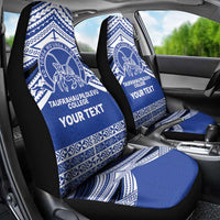 Personalised Tonga Taufa'ahau Pilolevu College Car Seat Cover Polynesian Ngatu Tribal